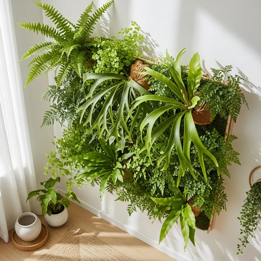 Fern Wall Garden