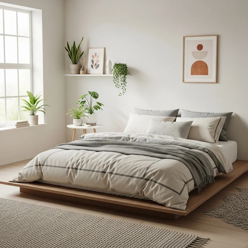 Floor-Level Platform Bed Retreat