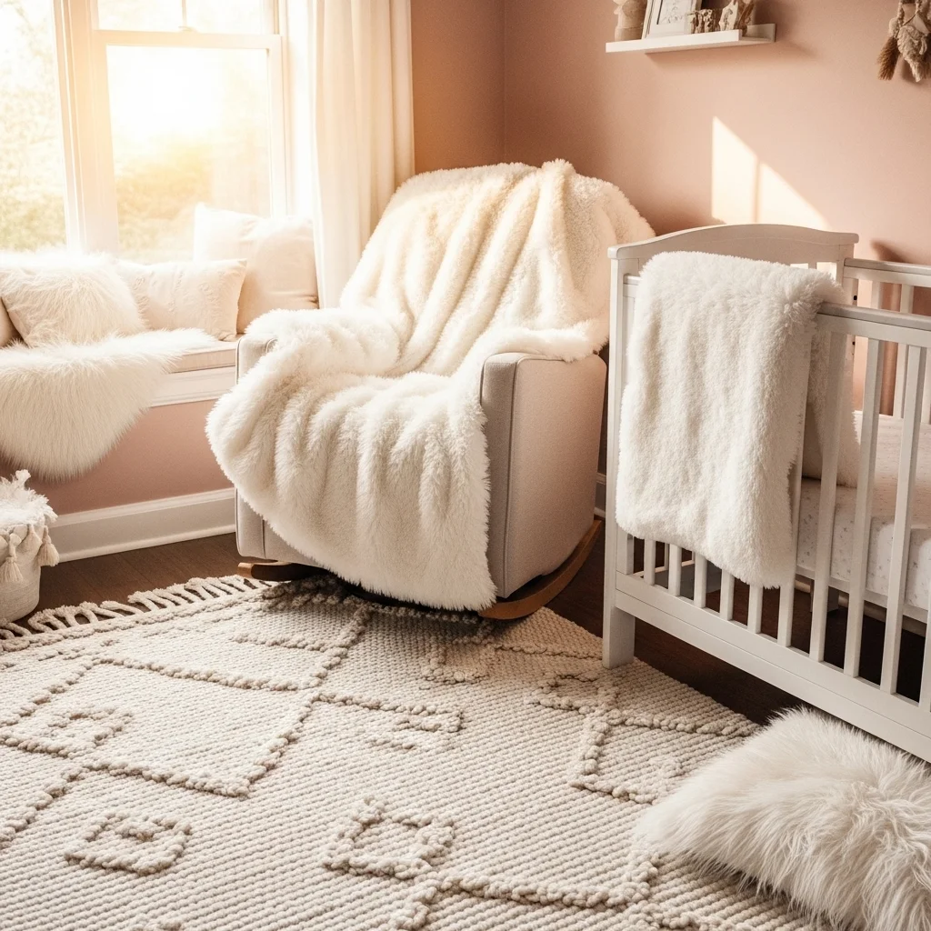 . Fluffy Faux-Fur Throw