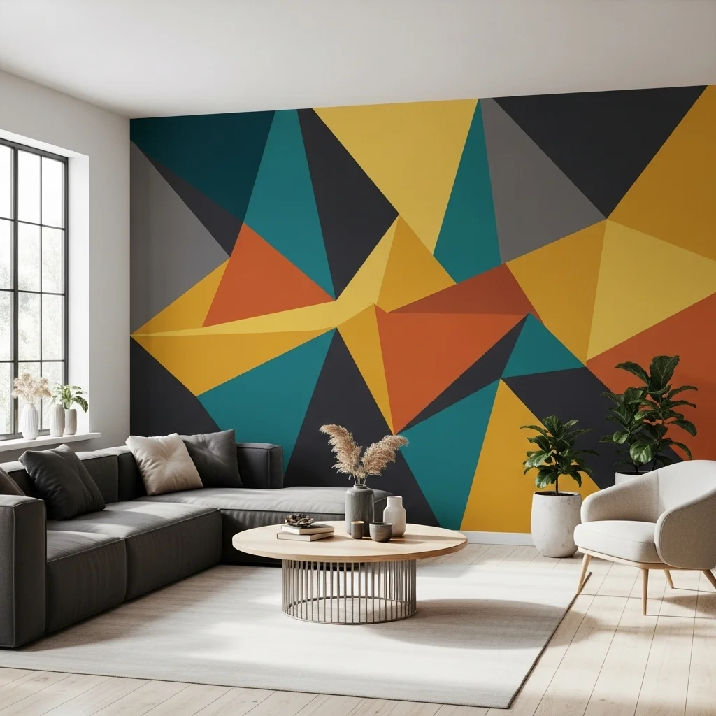  Geometric Murals With Sharp Angles