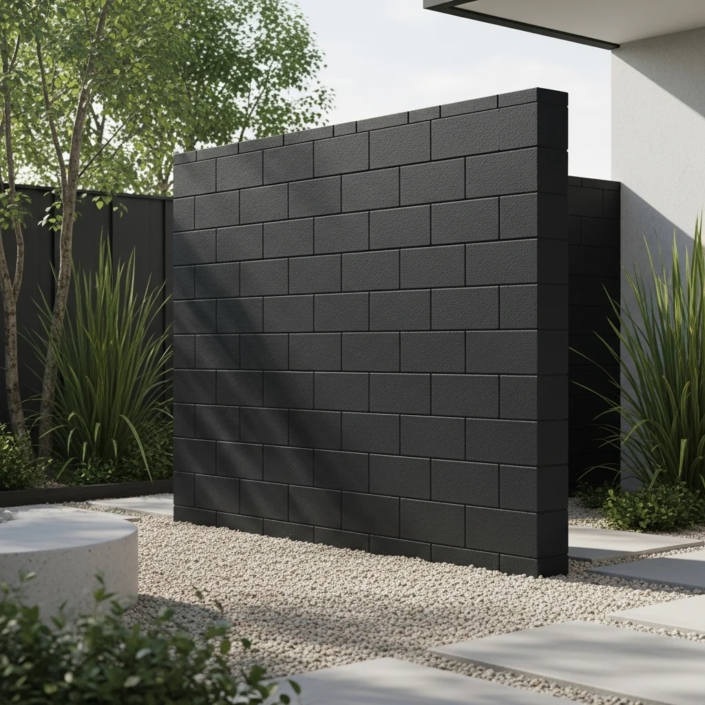  Go Modern with a Solid Charcoal Finish