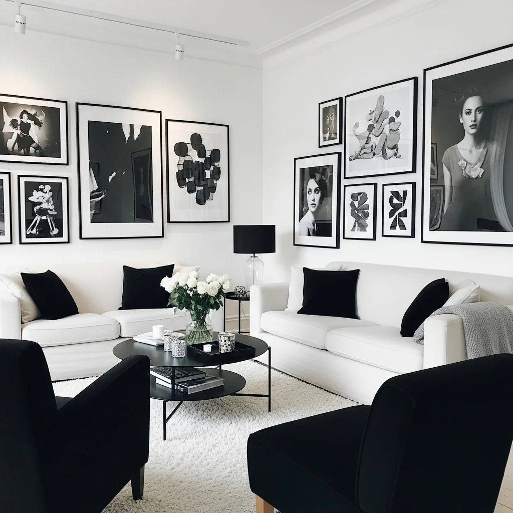  Go for a Black-and-White Theme