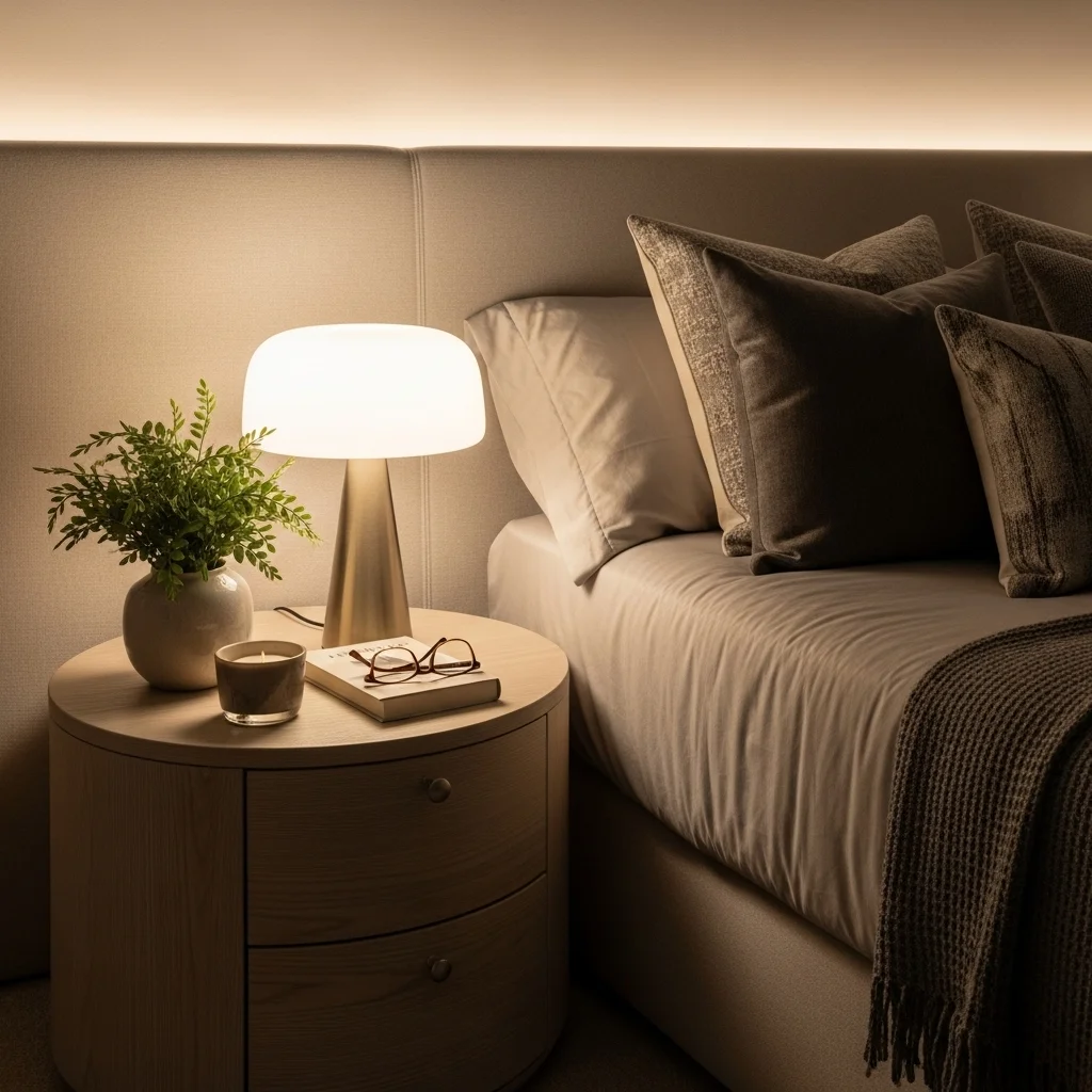  Go for a Round Bedside Table