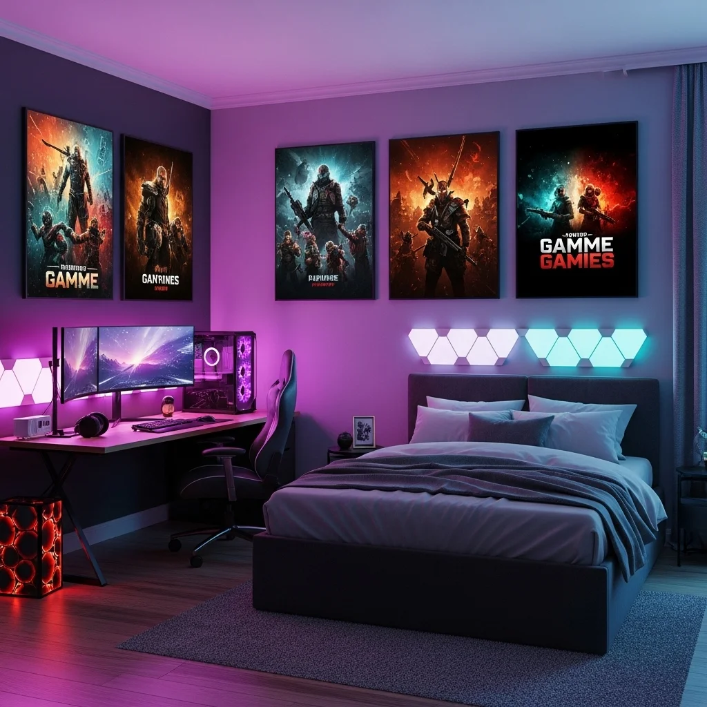 Hang Gaming-Inspired Wall Art