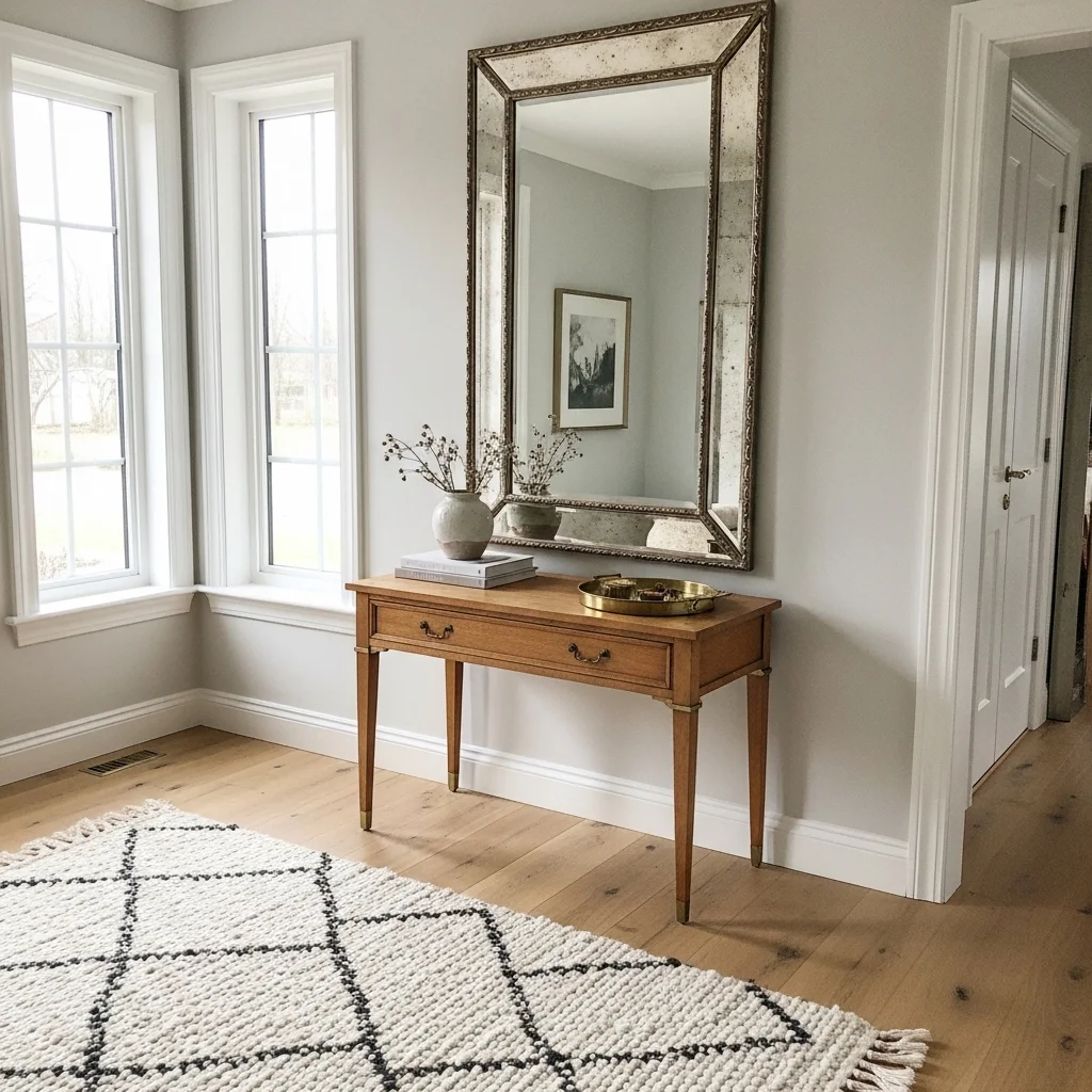 Hang a Large Statement Mirror