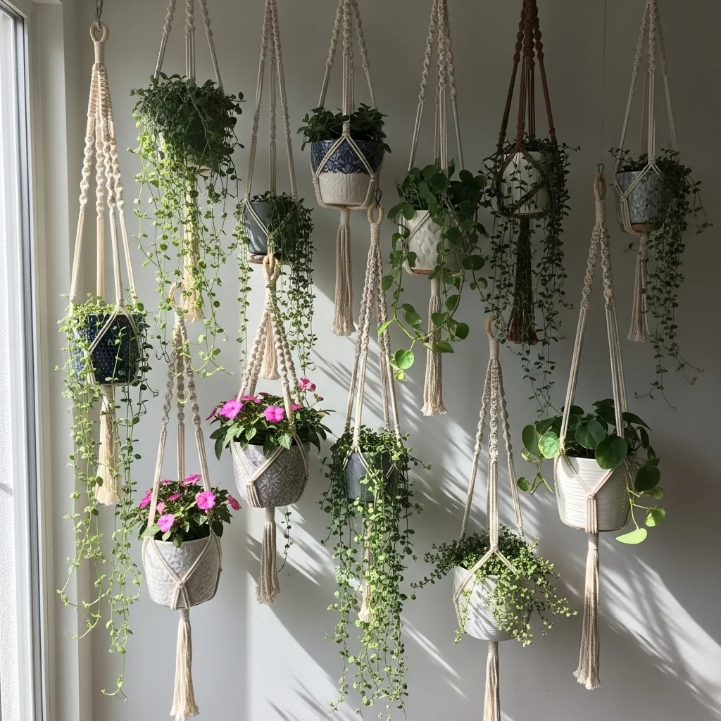 Hanging Planters Wall