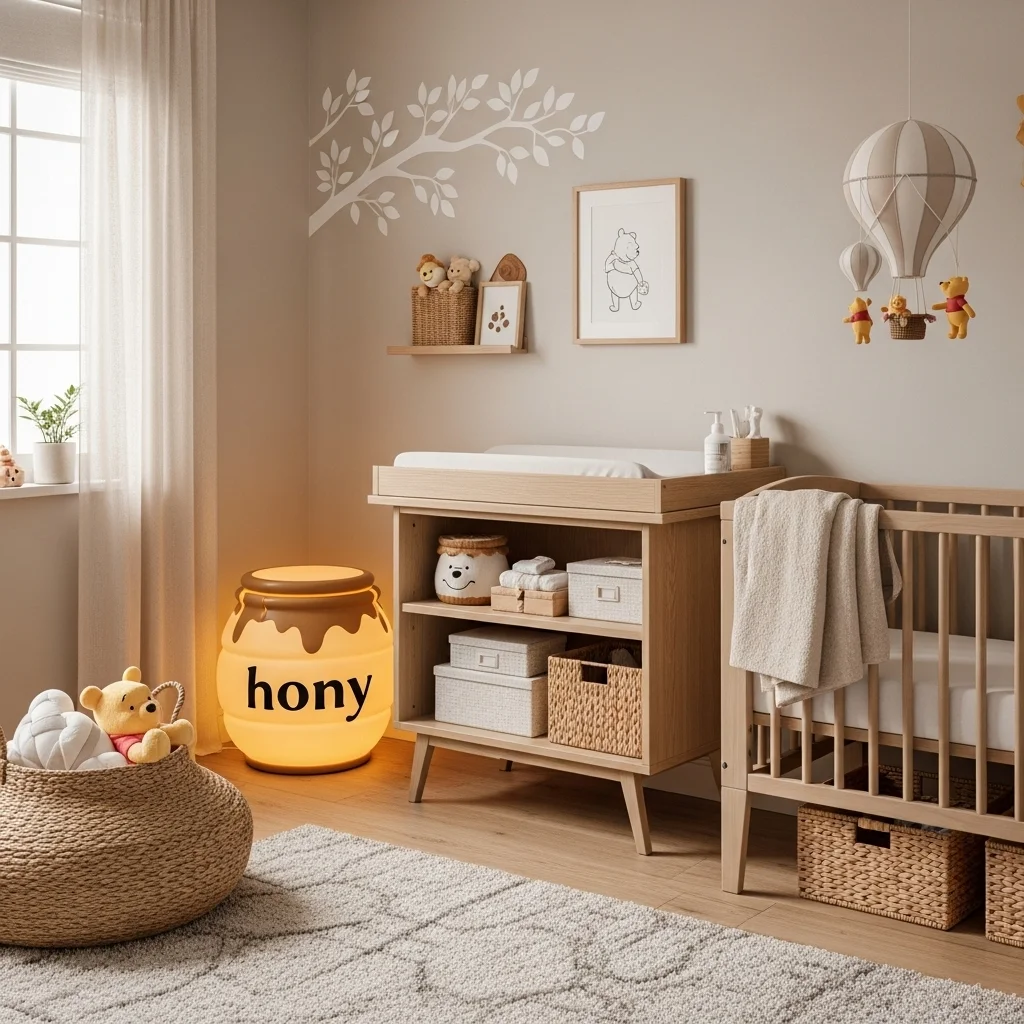 Honey-Pot Night-Light & Changing Station