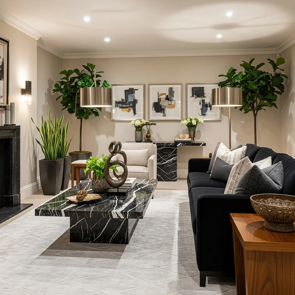 Include Marble or Stone Surfaces