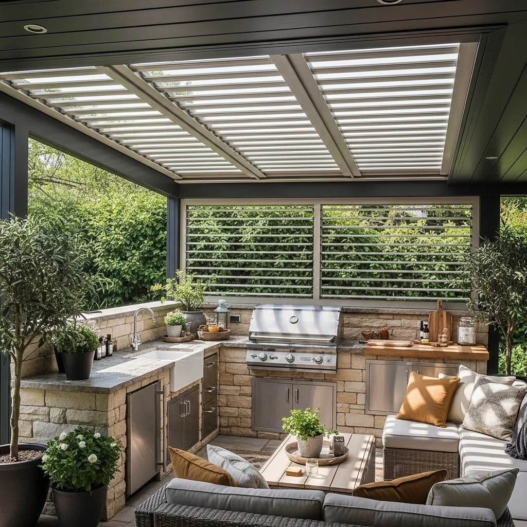 Include Skylit Louvers or Retractable Roof Panels