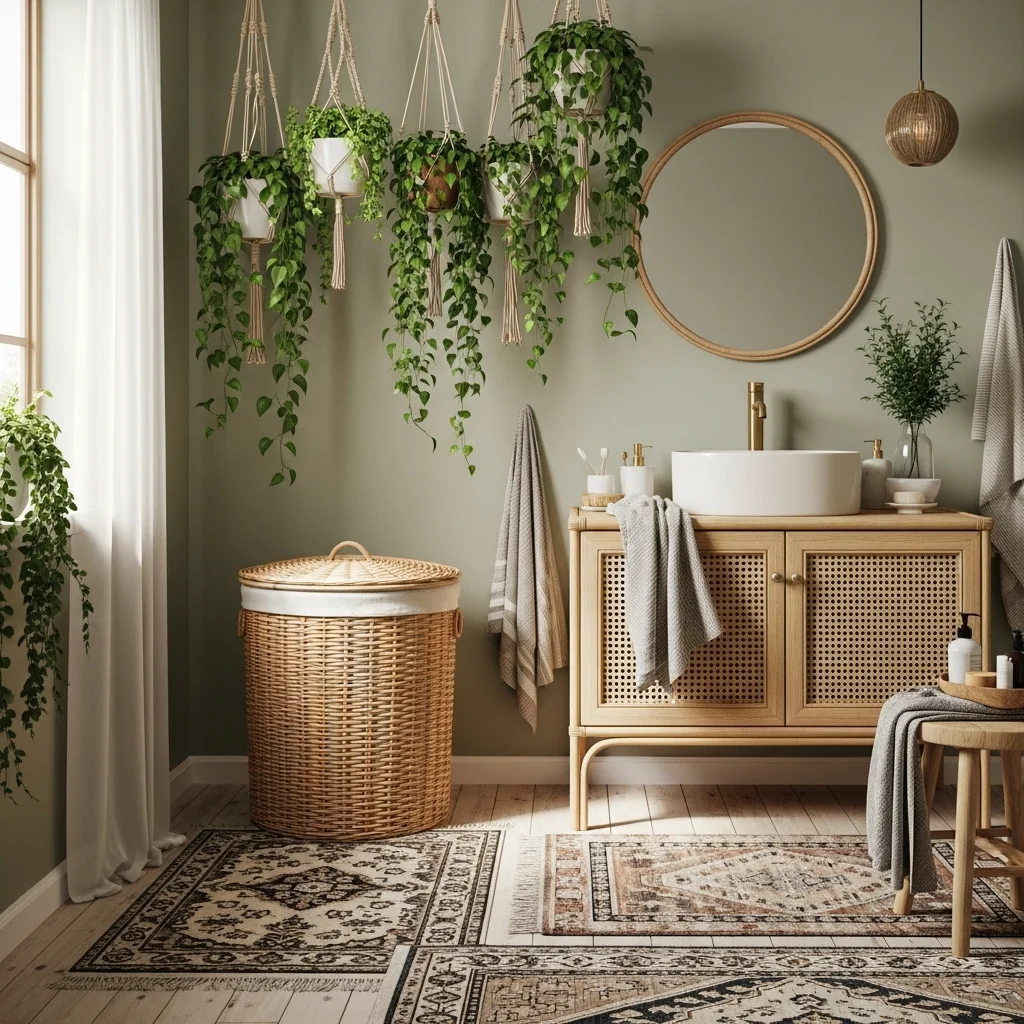 Include a Wicker Laundry Basket