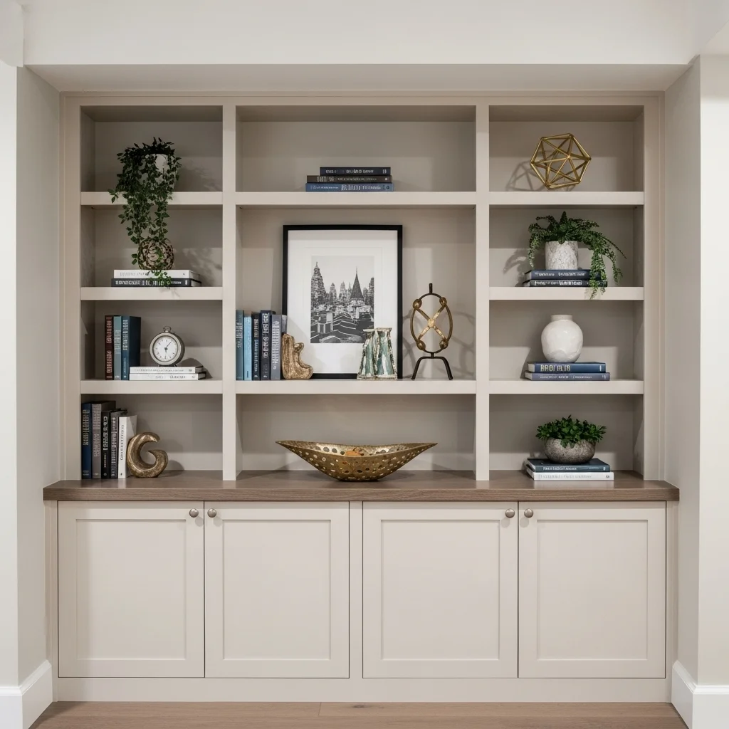 Incorporate Built-In Shelving