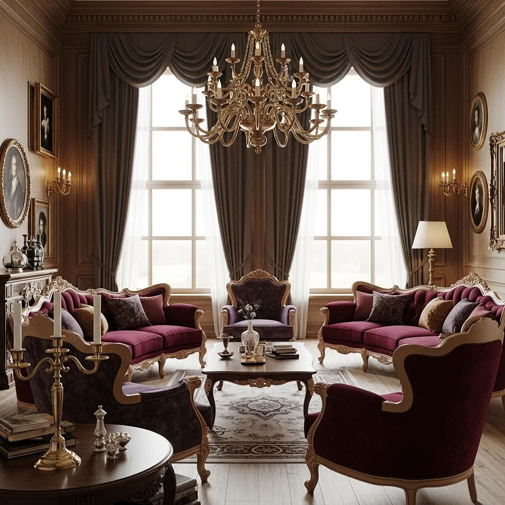  Incorporate Curved Antique Furniture