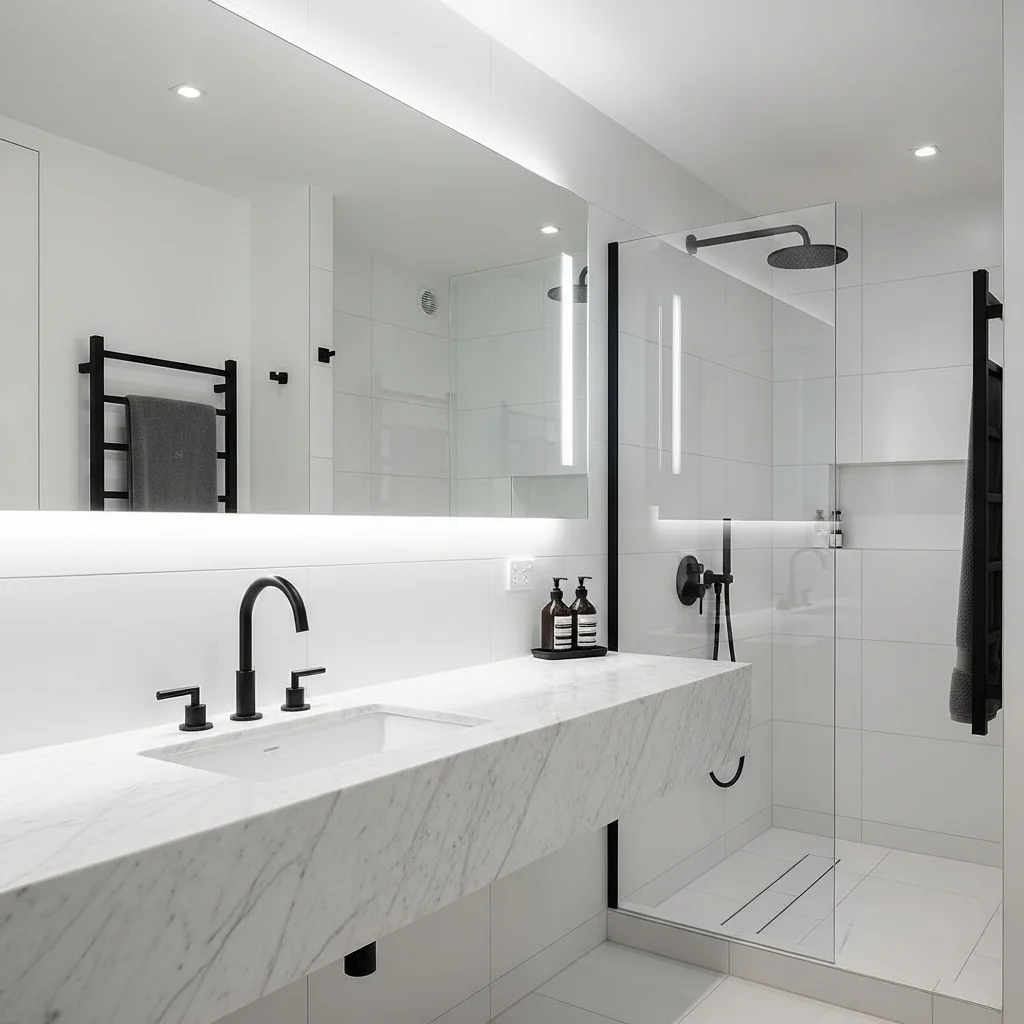  Incorporate Matte Black Fixtures