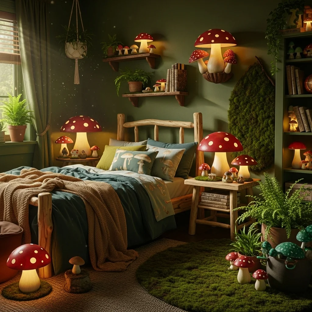  Incorporate Mushrooms and Fungi Decor