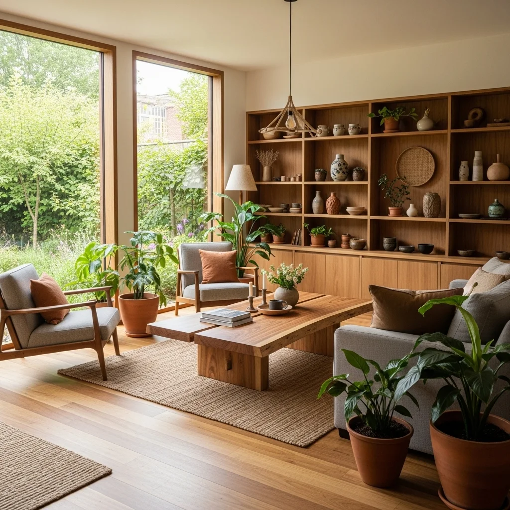  Incorporate Natural Wood Elements