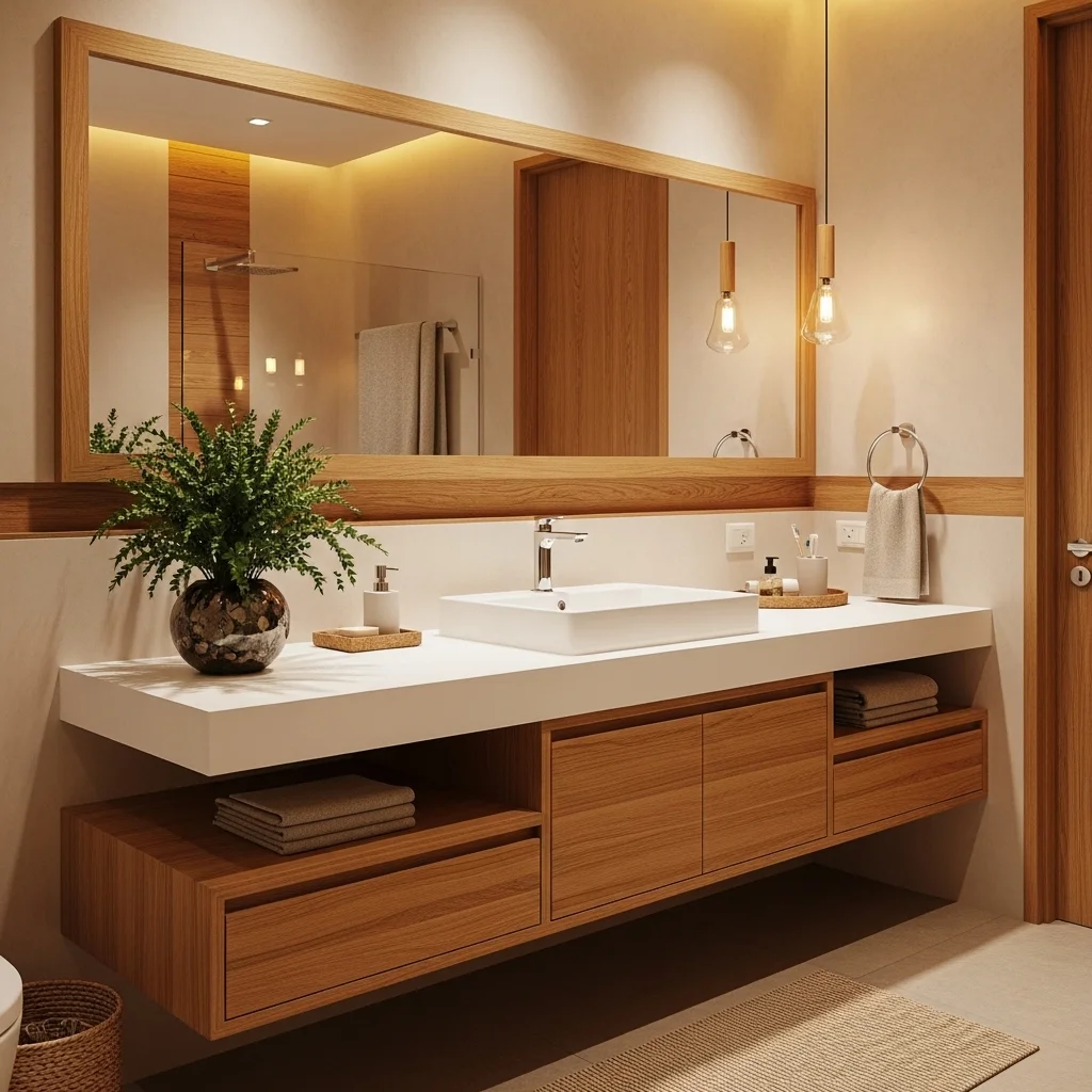  Incorporate Natural Wood Finishes