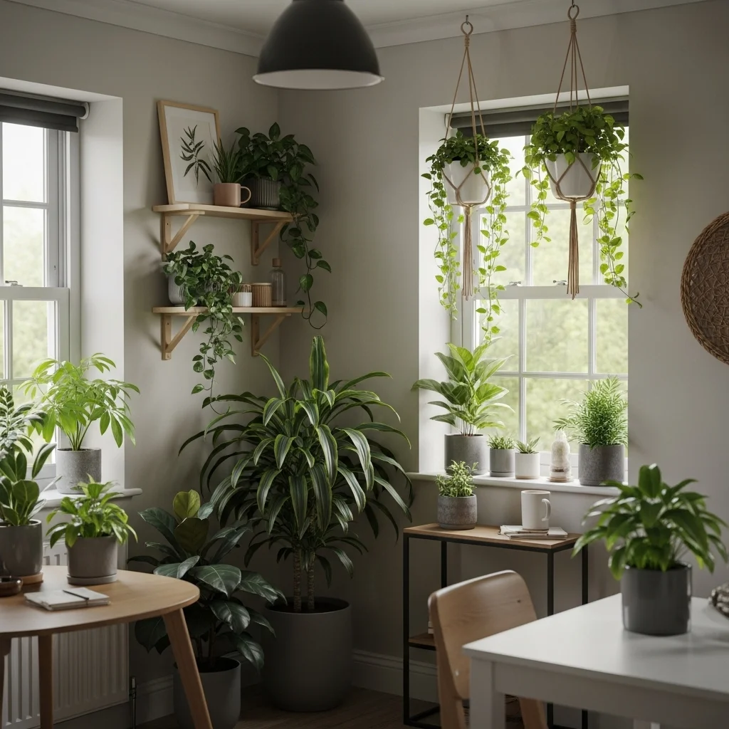 Incorporate Plants for Freshness and Warmth
