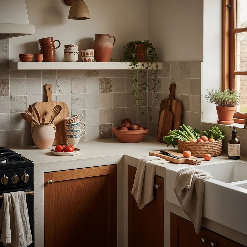 Incorporate Textured Backsplashes