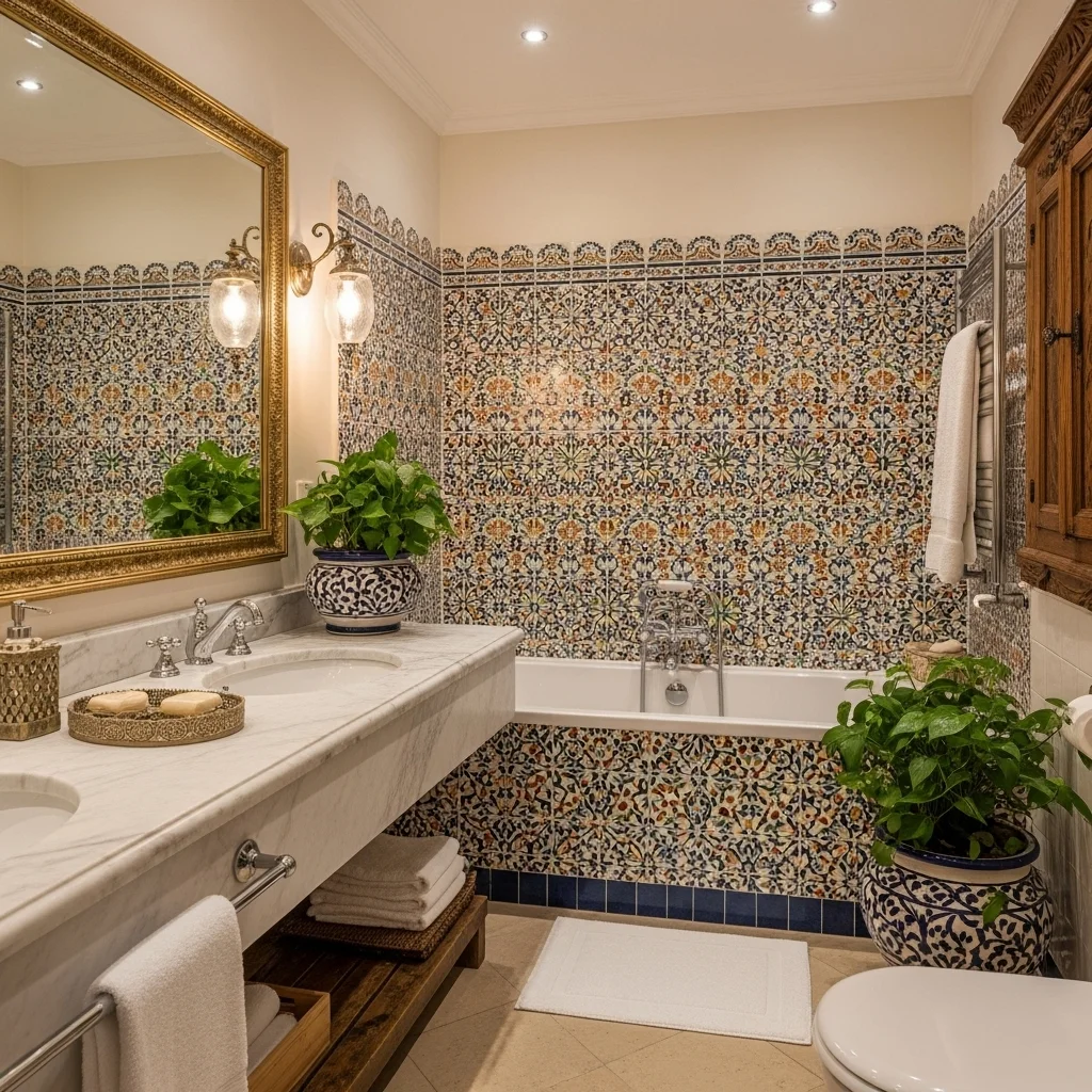 Incorporate Traditional Mosaic Tiles