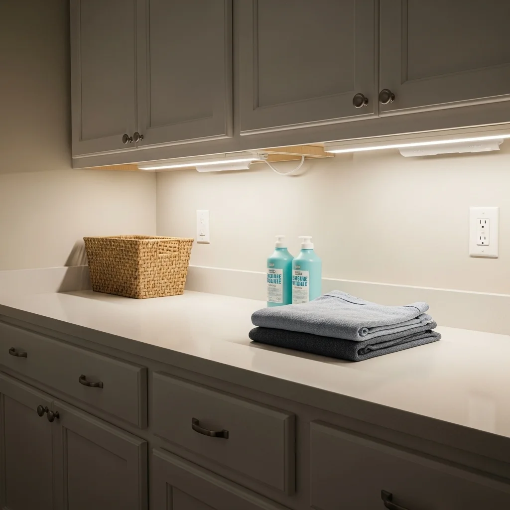 Incorporate Under-Cabinet Lighting