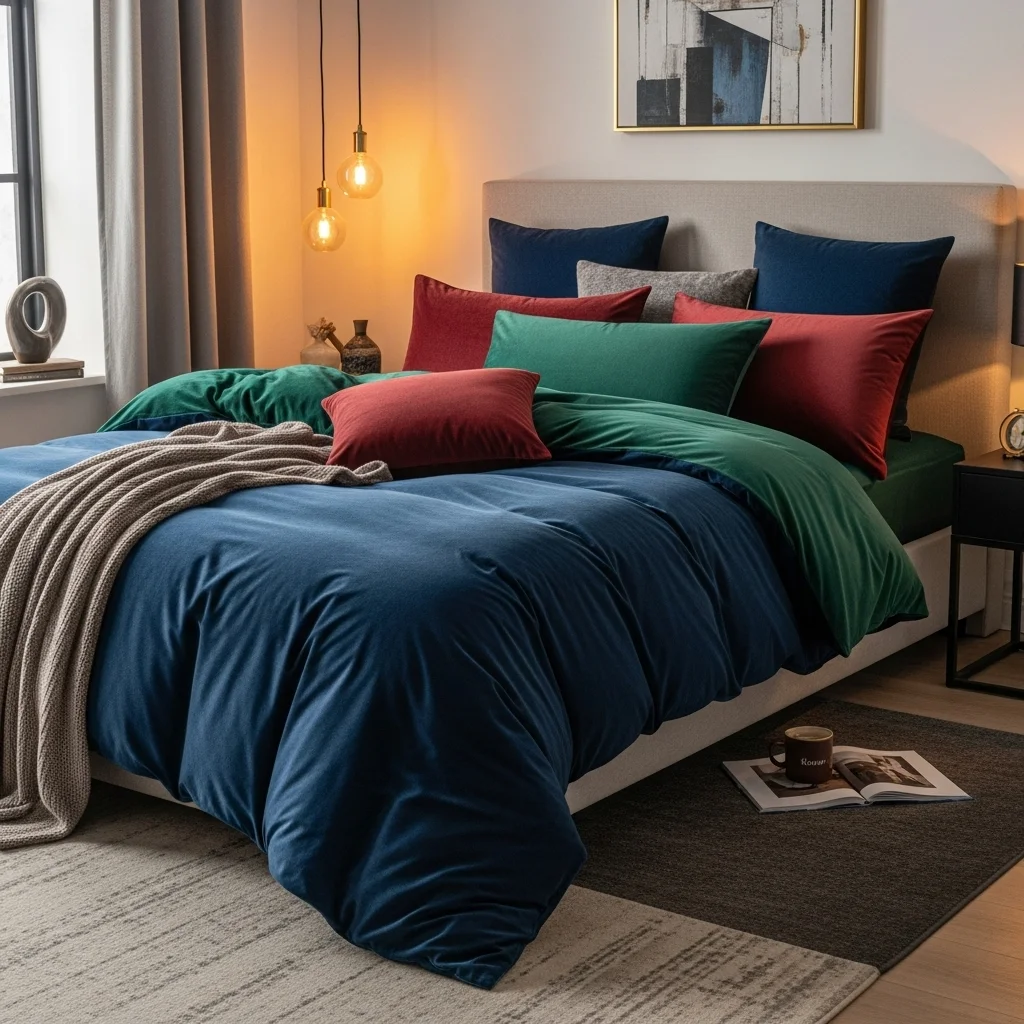 Incorporate Velvet Bedding