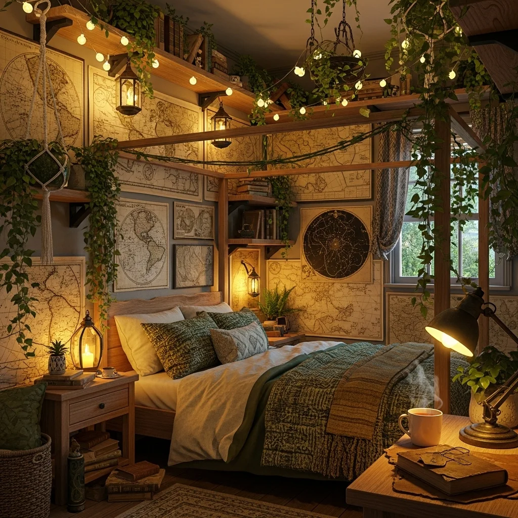 Incorporate Vintage Maps and Celestial Charts