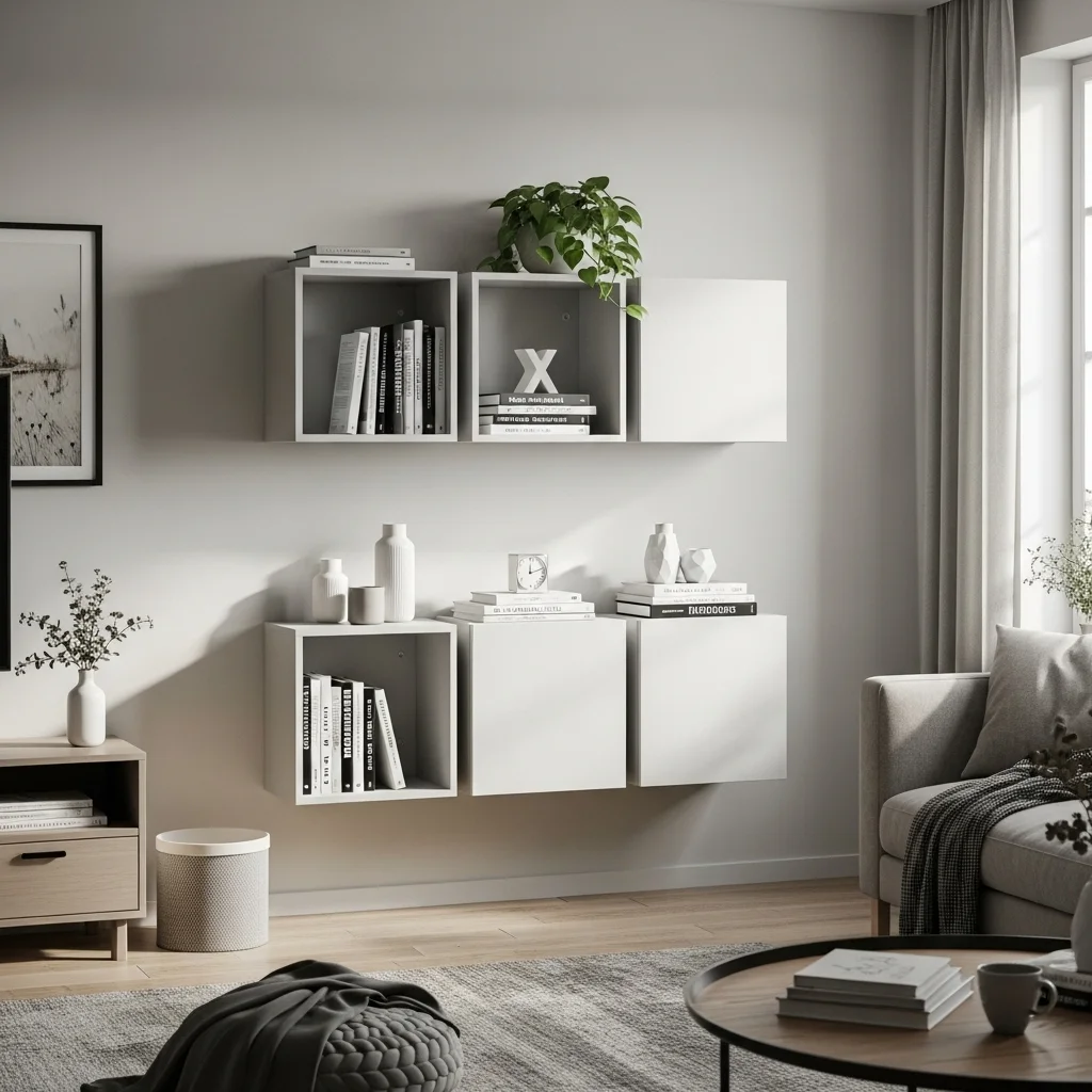 Incorporate Wall-Mounted Cabinets or Cubbies