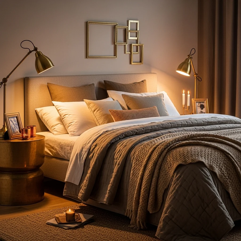 Incorporate Warm Metallic Accents