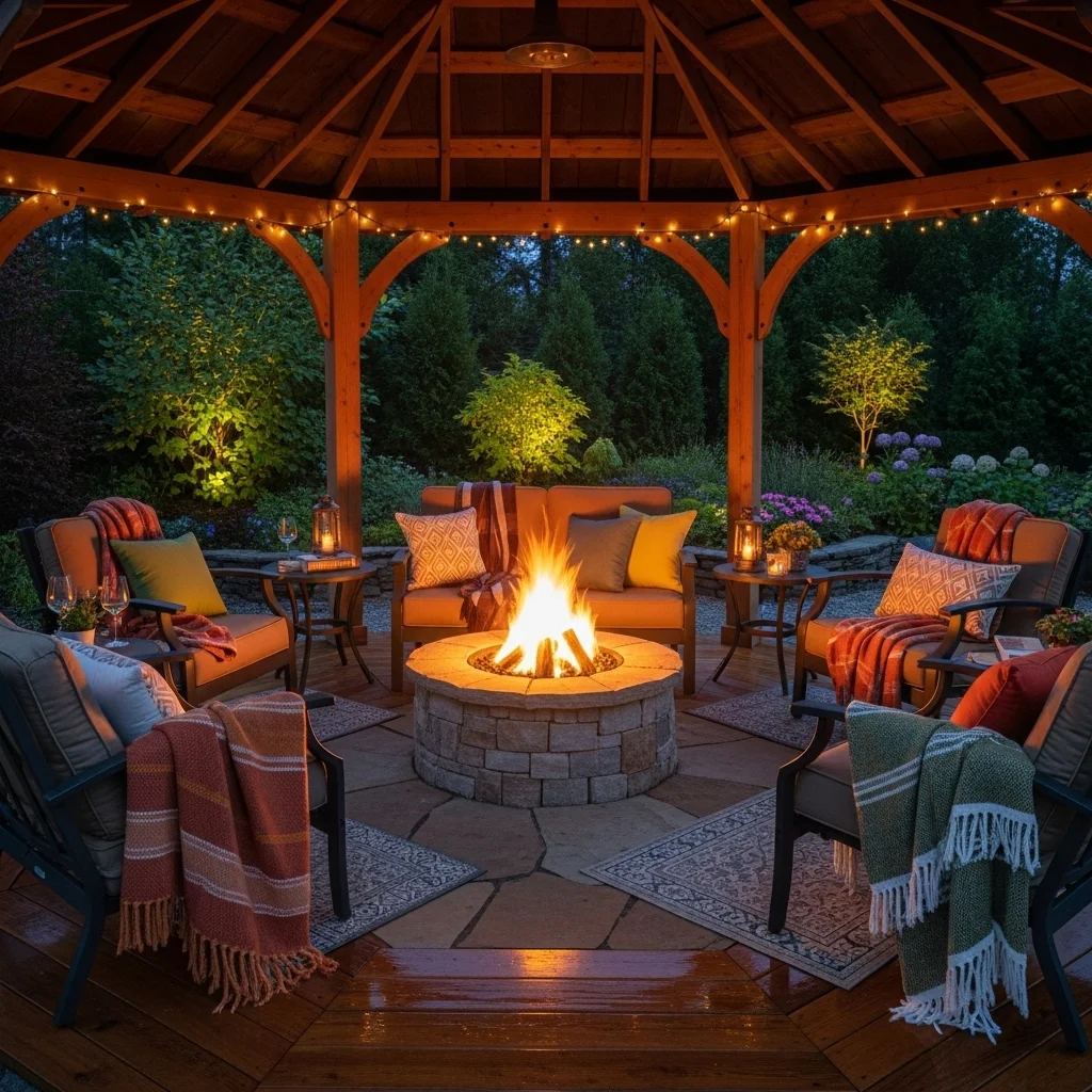 Incorporate a Fire Pit or Heater