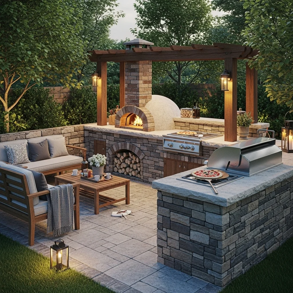 Incorporate a Wood-Fired Pizza Oven