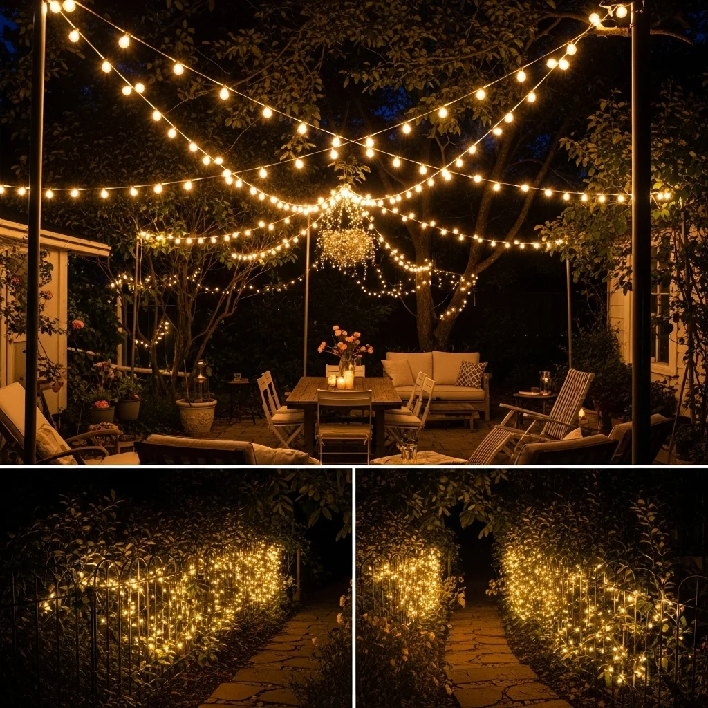  Install Outdoor String Lights