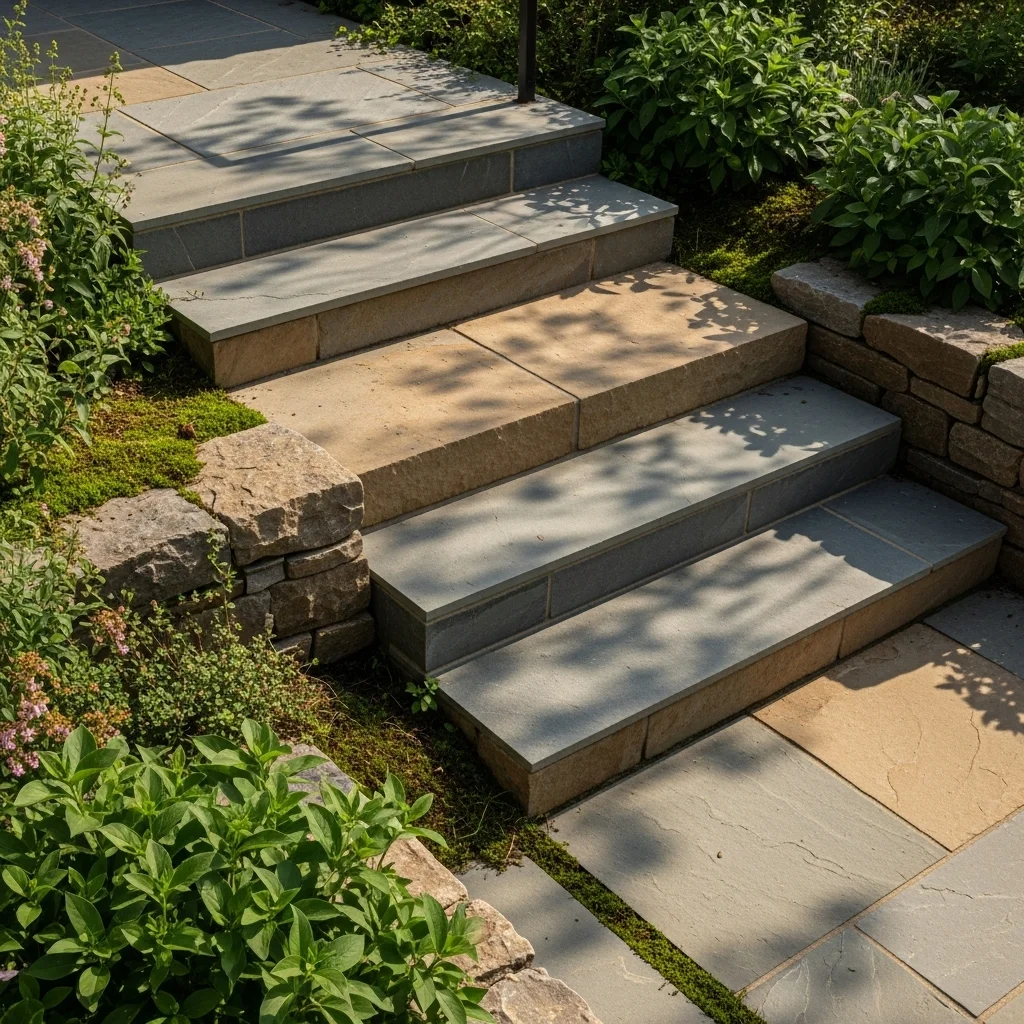 Install Stone Steps for a Natural, Timeless Look