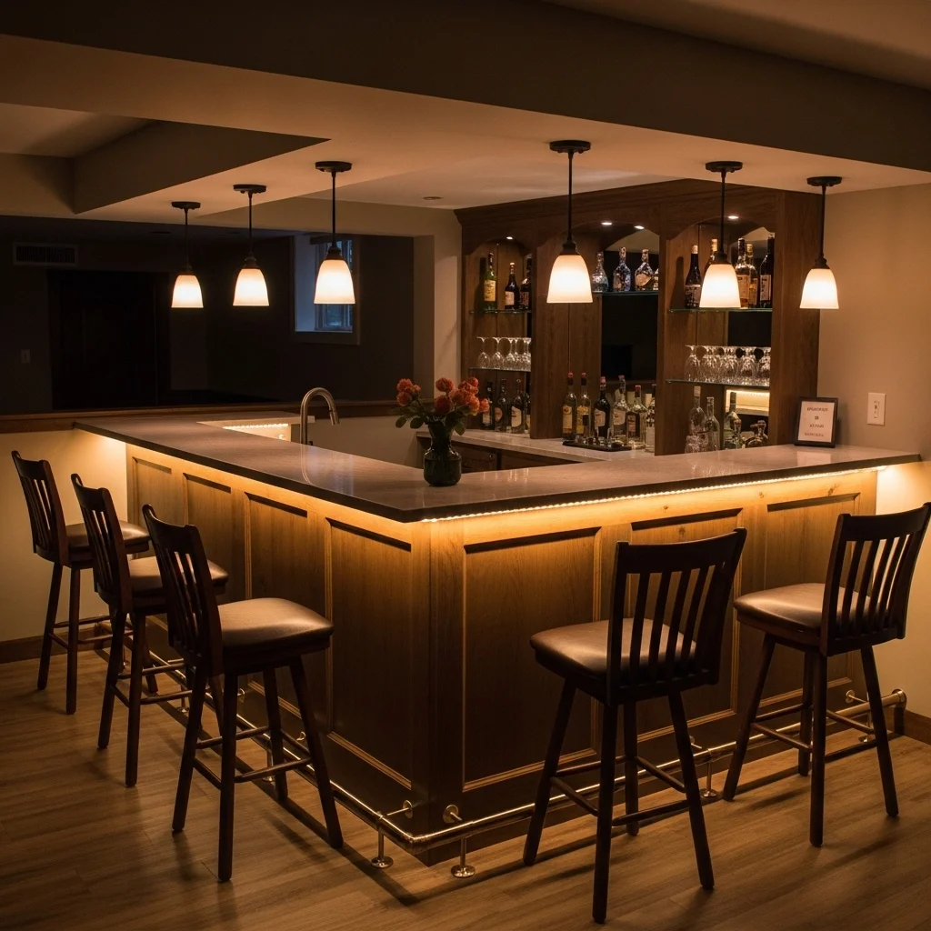 Install Under-Bar LED Lighting