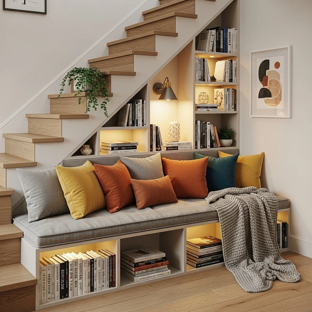 Install a Cozy Reading Bench