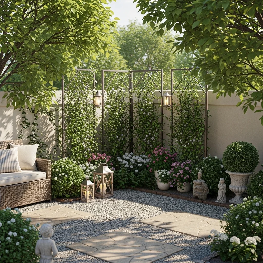  Install a Decorative Corner Trellis