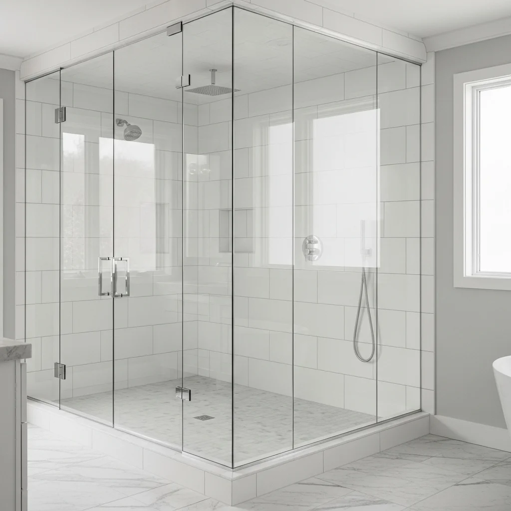 Install a Frameless Glass Shower Enclosure