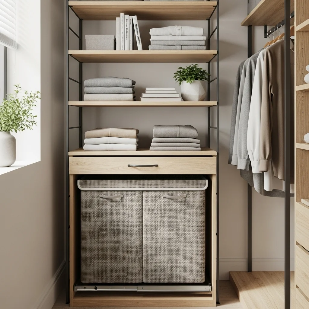  Install a Pull-Out Laundry Hamper