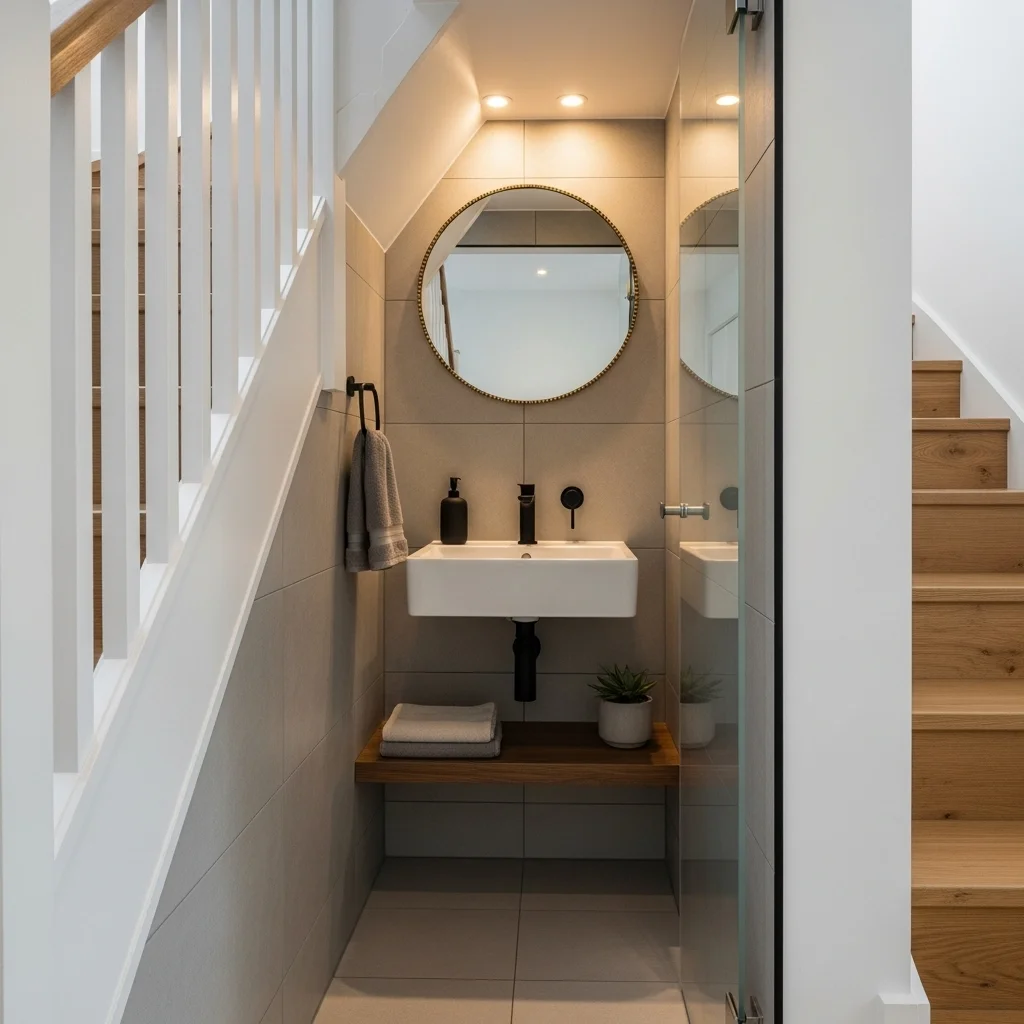 Install a Small Powder Room