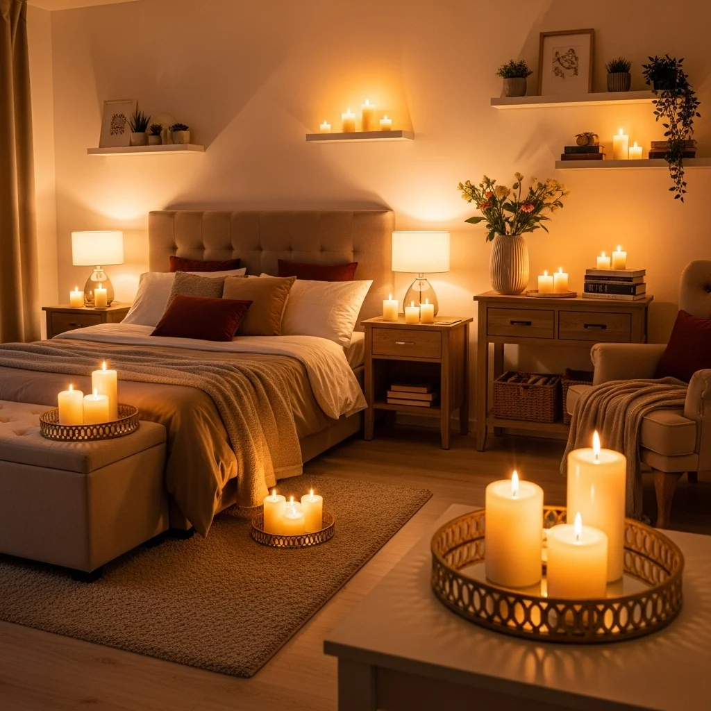 Introduce Candlelight for Romantic Vibes