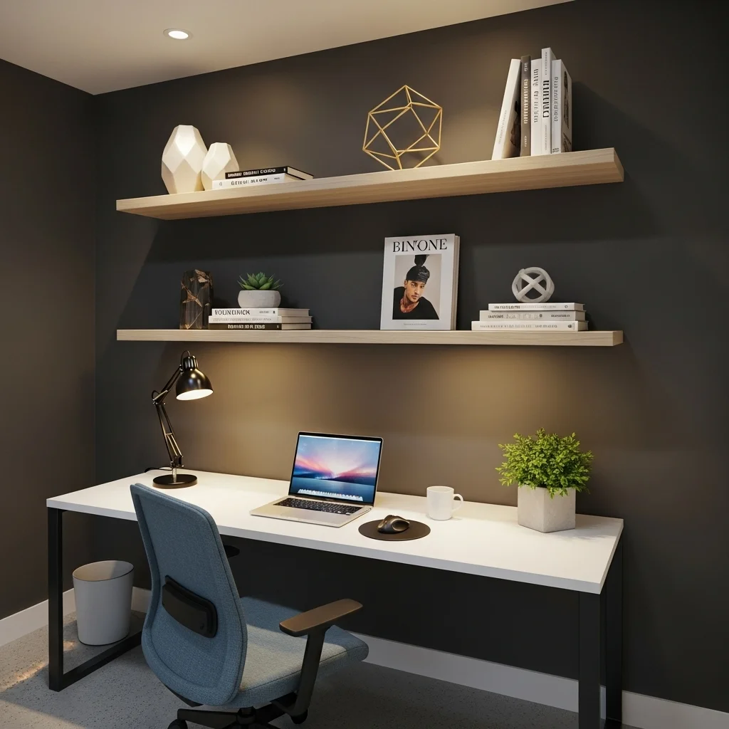  Introduce Floating or Clip-On Shelves