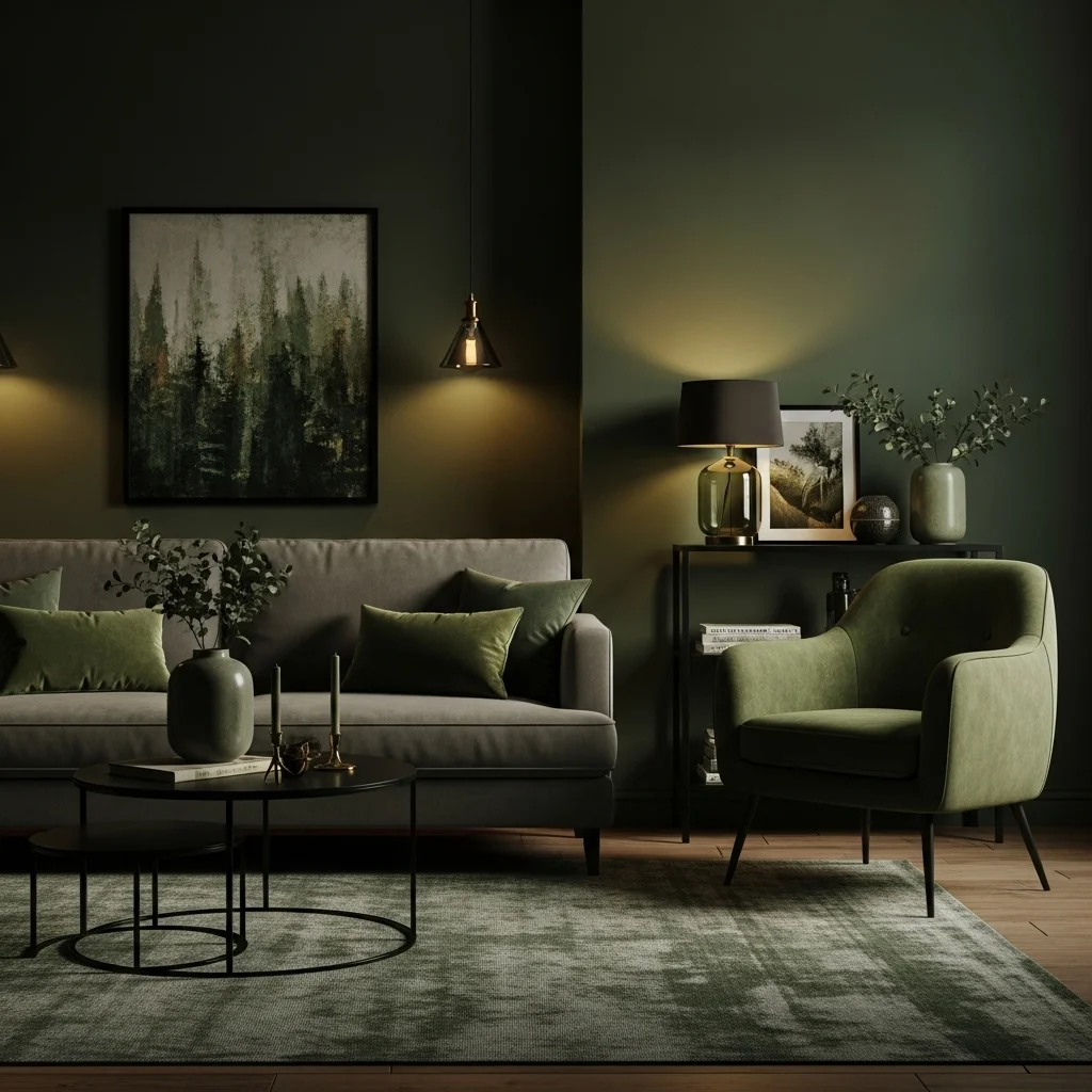 Introduce Moody Green Tones