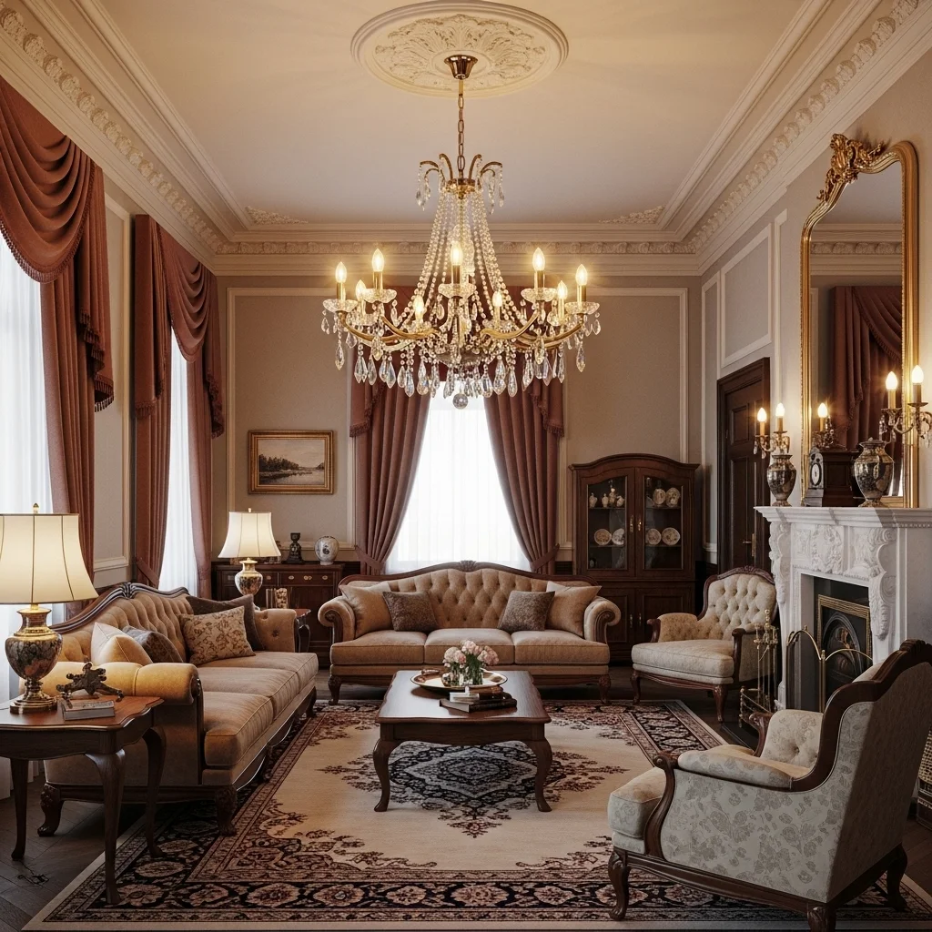  Introduce a Crystal or Brass Chandelier