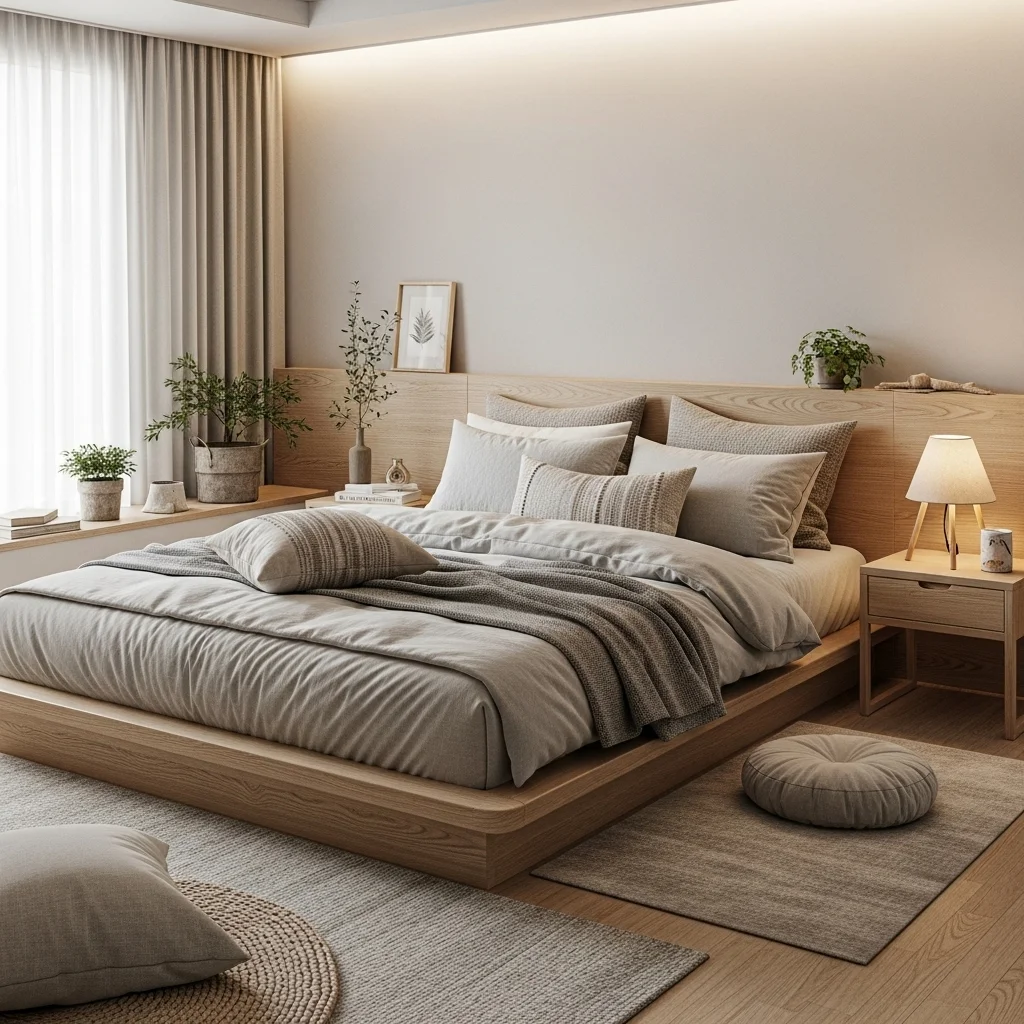 Keep Bedding Layered but Light