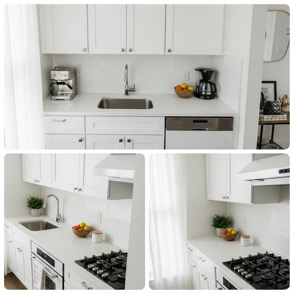 Keep Countertops Clear and Minimal