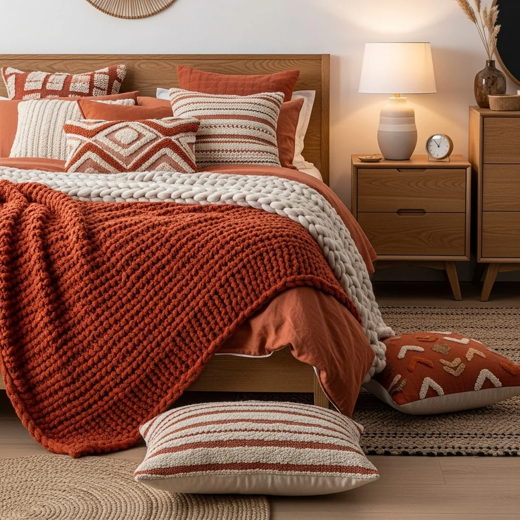 Layer Terracotta Textiles for Soft Warmth