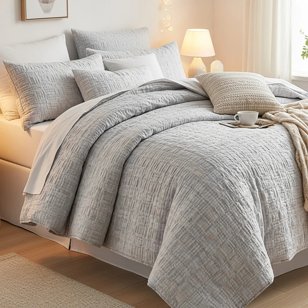 Layer With Quilted Duvets and Comforters
