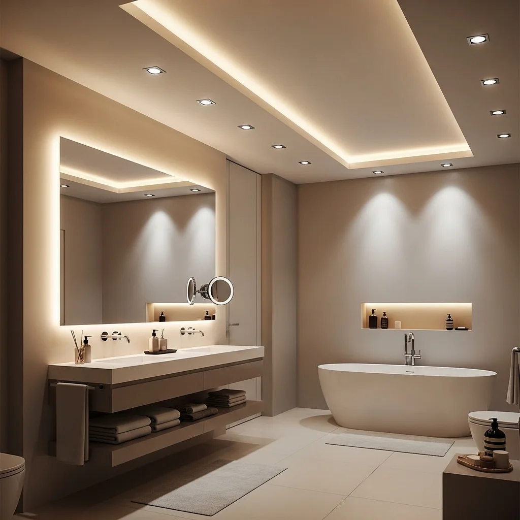 Layered Recessed Ambient Glow