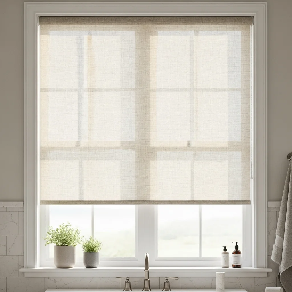  Light-Filtering Fabric Roller Blinds