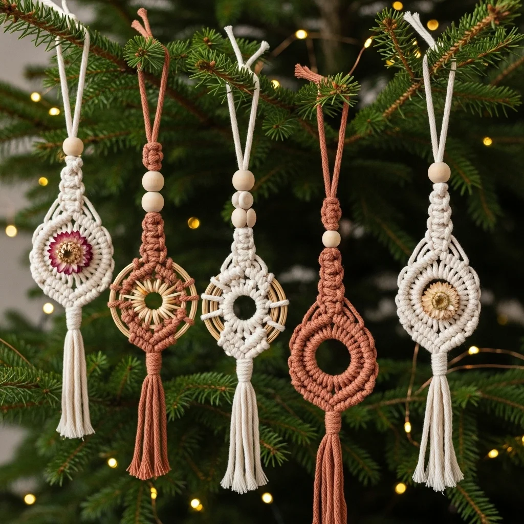  Macramé Ornament Hangers