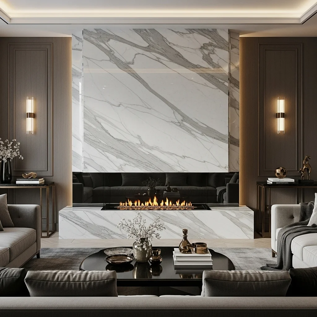  Marble Fireplace
